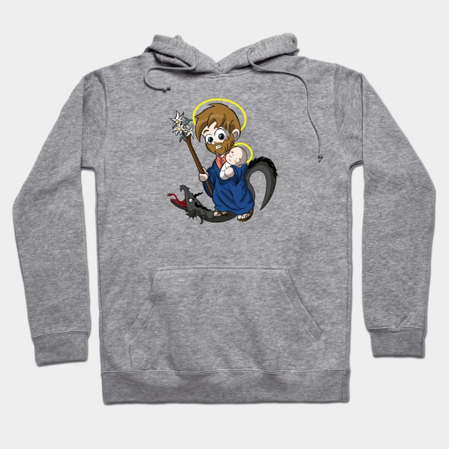 St Joseph Hoodie by Nunc Coepi Designs